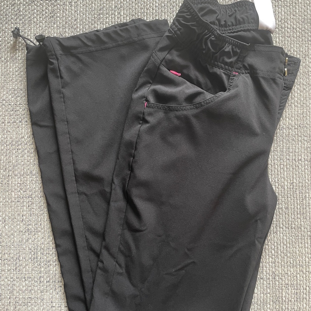 Women Black Scrub Pants size regular XS